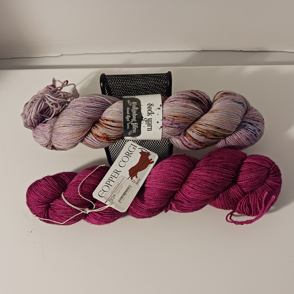 Sock Yarn Hedgehog Fibres, Copper Corgi